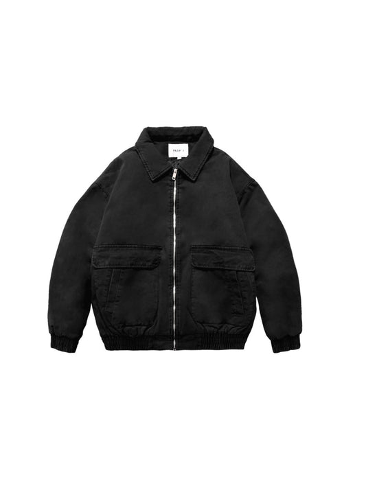 Filip J  Cotton Collar Bomber Jacket