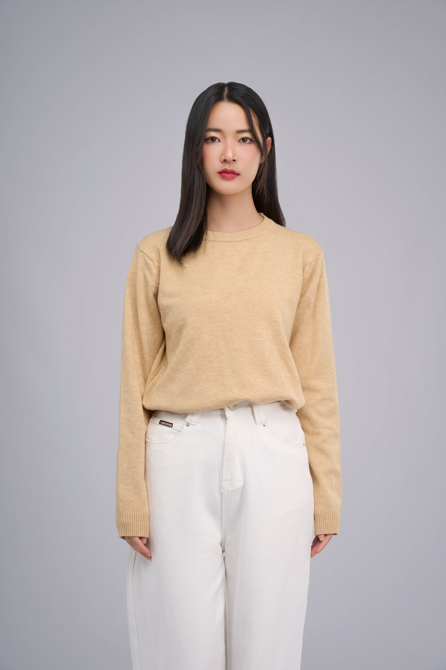 FILLIP J Washable Viscose Crew Neck Sweater