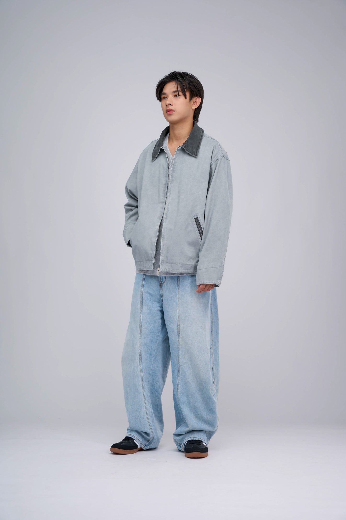 FILLIPJ Over Dyeing Faded Damage Jacket