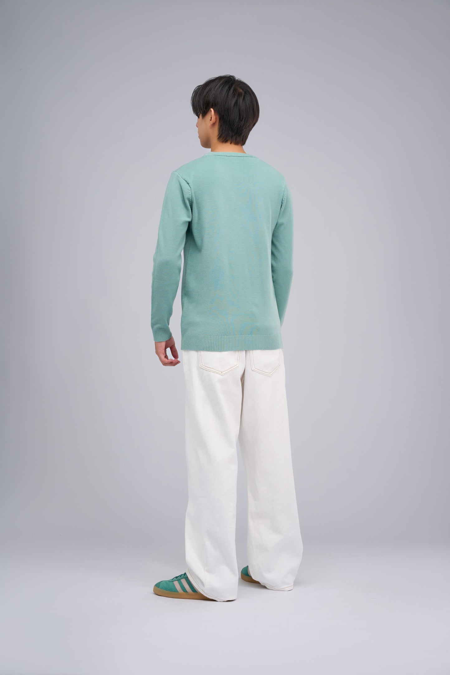 FILLIP J Washable Viscose Crew Neck Sweater