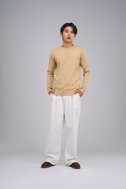 FILLIP J Washable Viscose Crew Neck Sweater