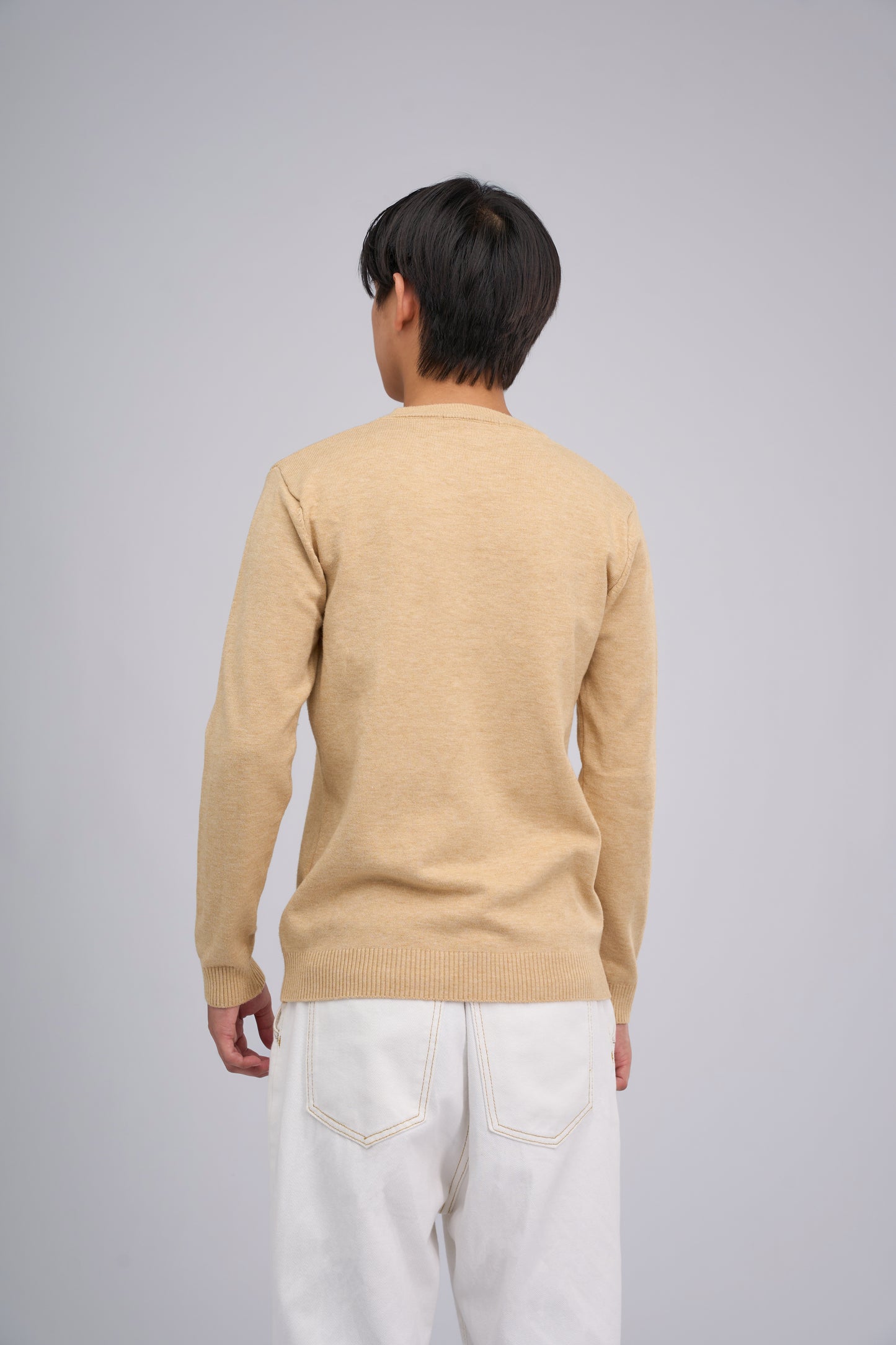 FILLIP J Washable Viscose Crew Neck Sweater