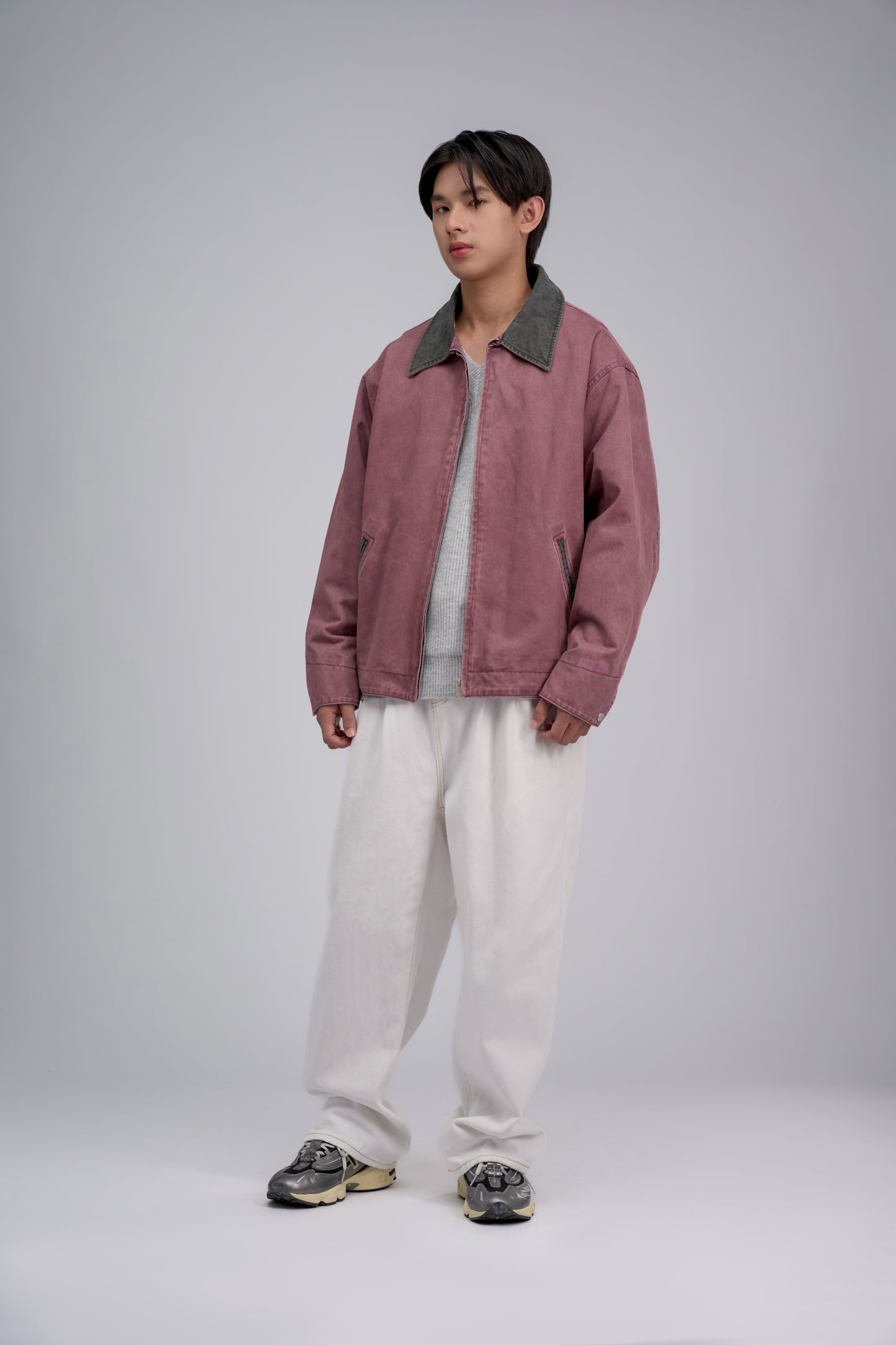 FILLIPJ Over Dyeing Faded Damage Jacket
