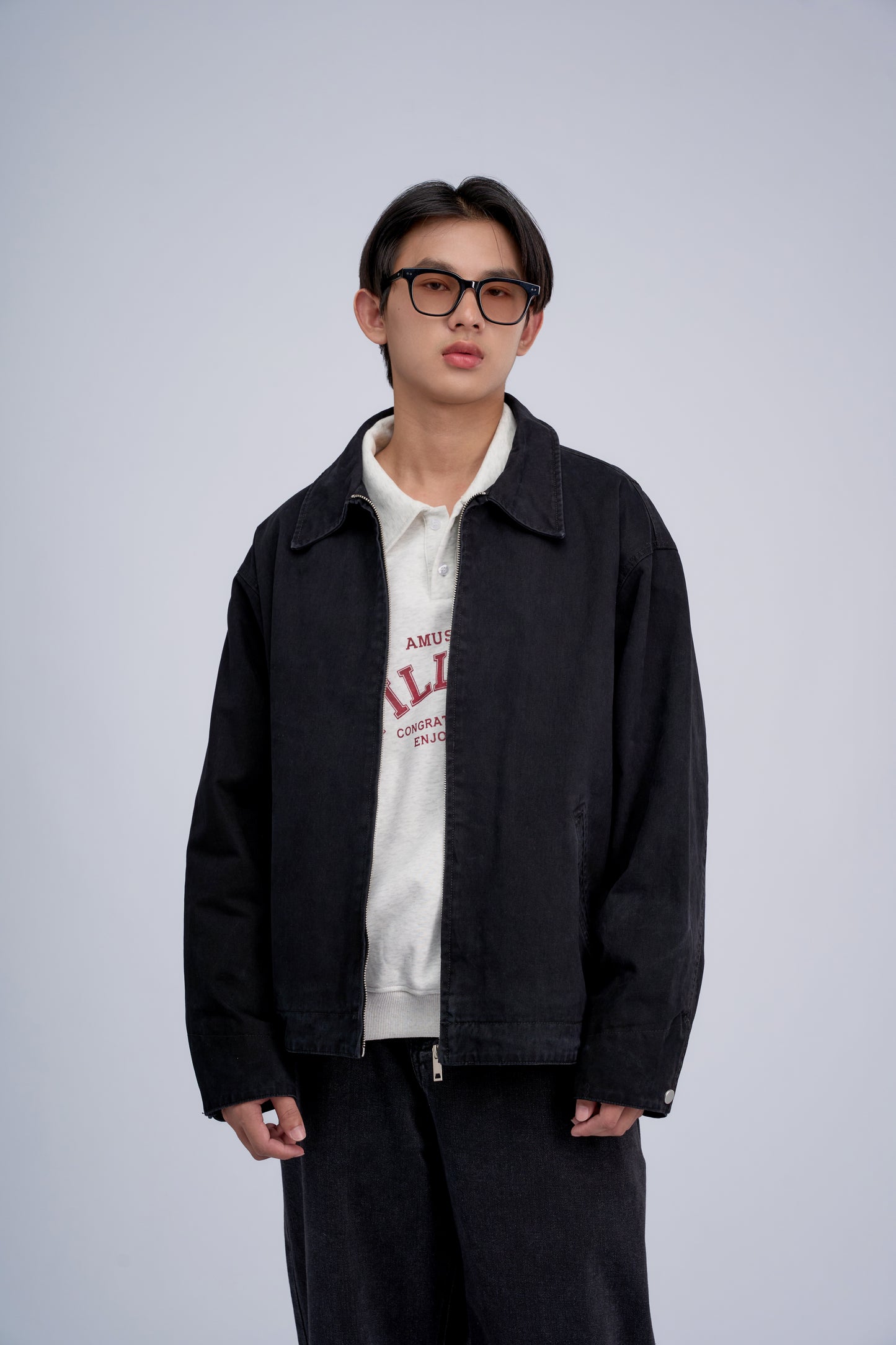 FILLIPJ Over Dyeing Faded Damage Jacket