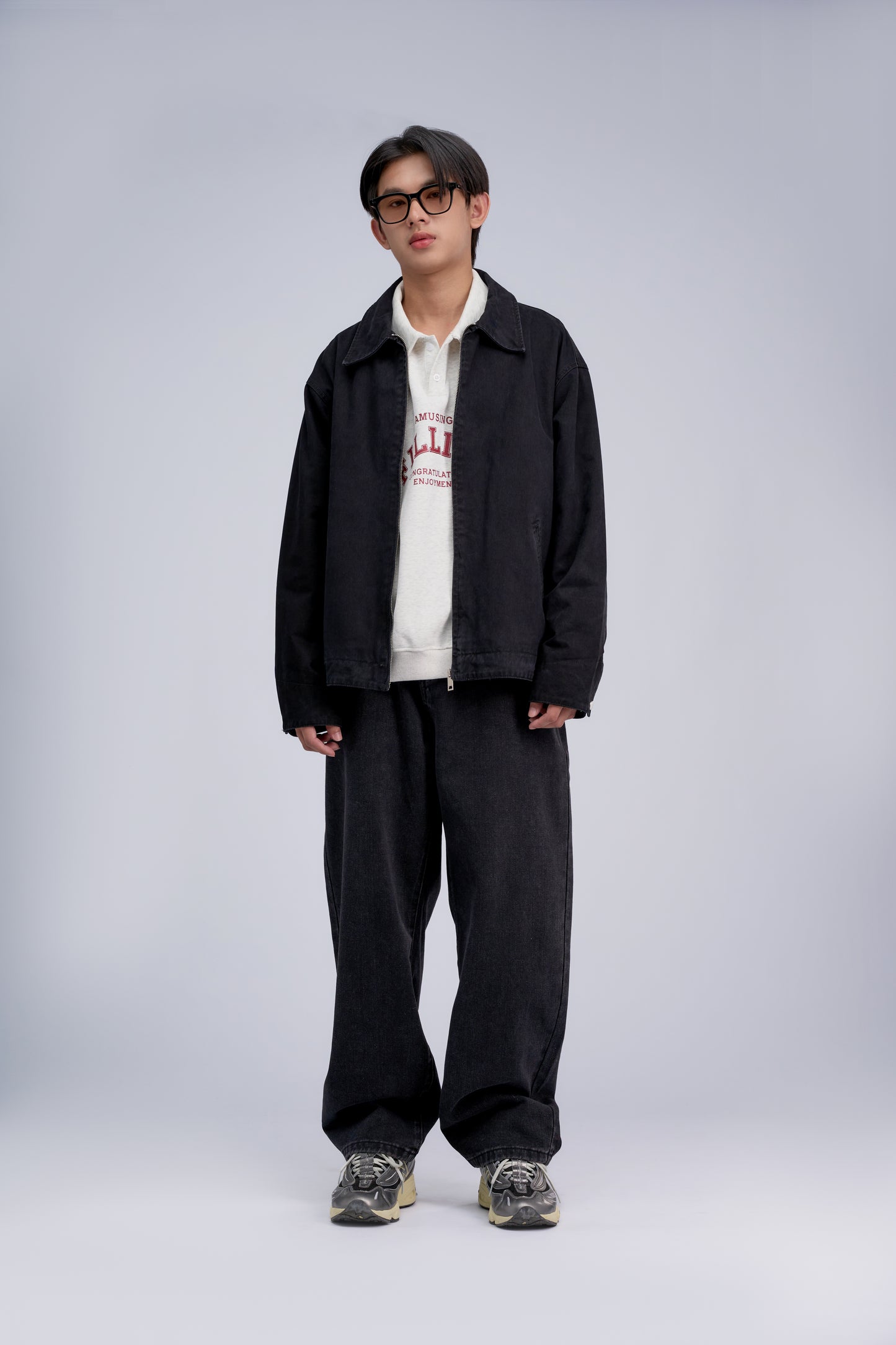 FILLIPJ Over Dyeing Faded Damage Jacket