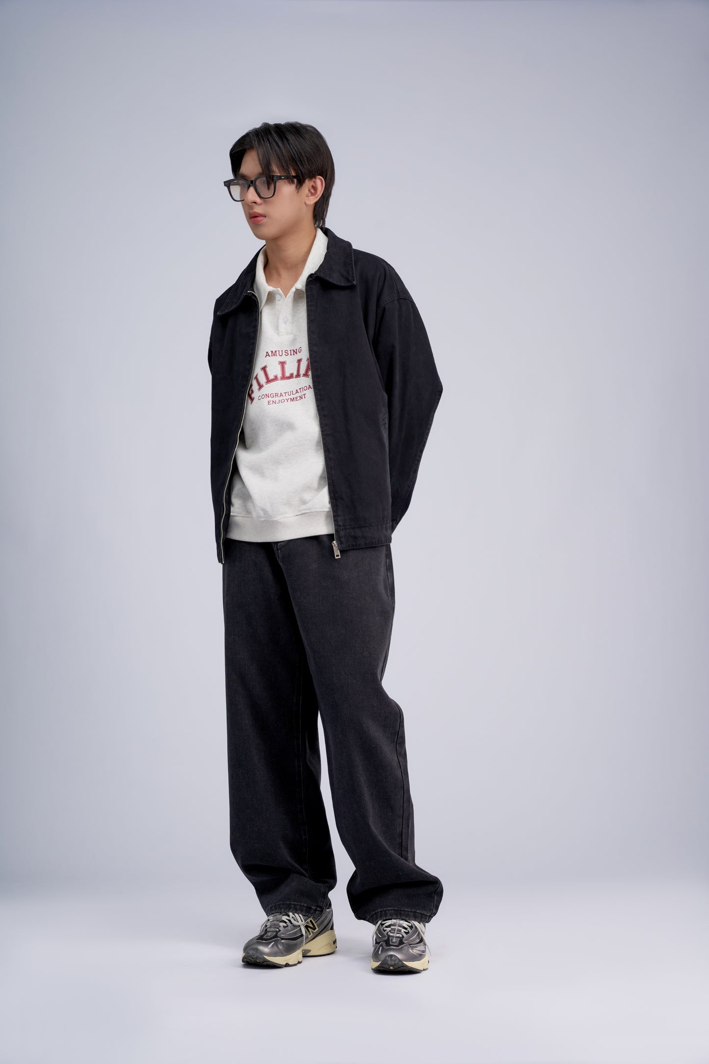FILLIPJ Over Dyeing Faded Damage Jacket