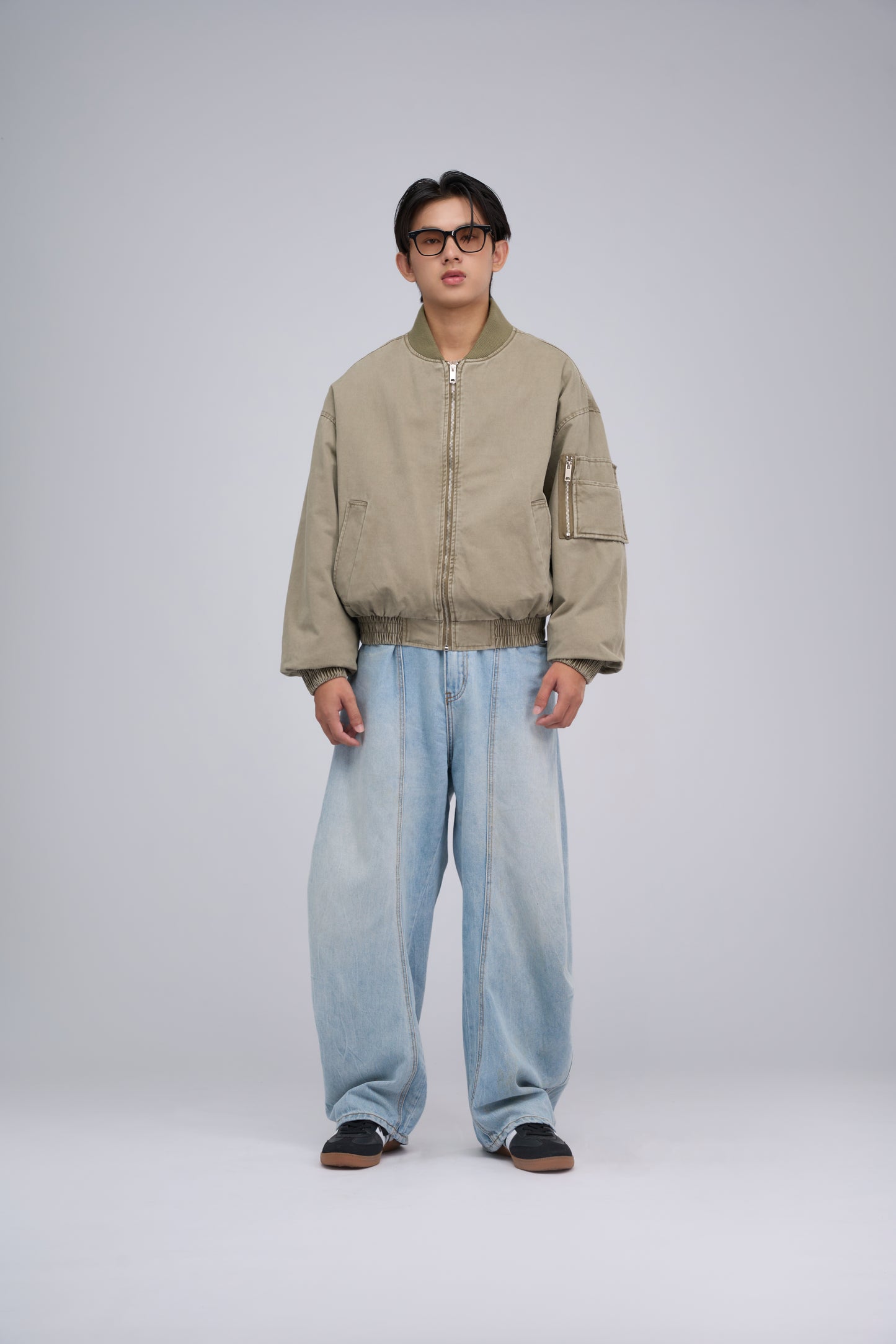 FILLIP J Bomber Jacket with Sleeve Pocket