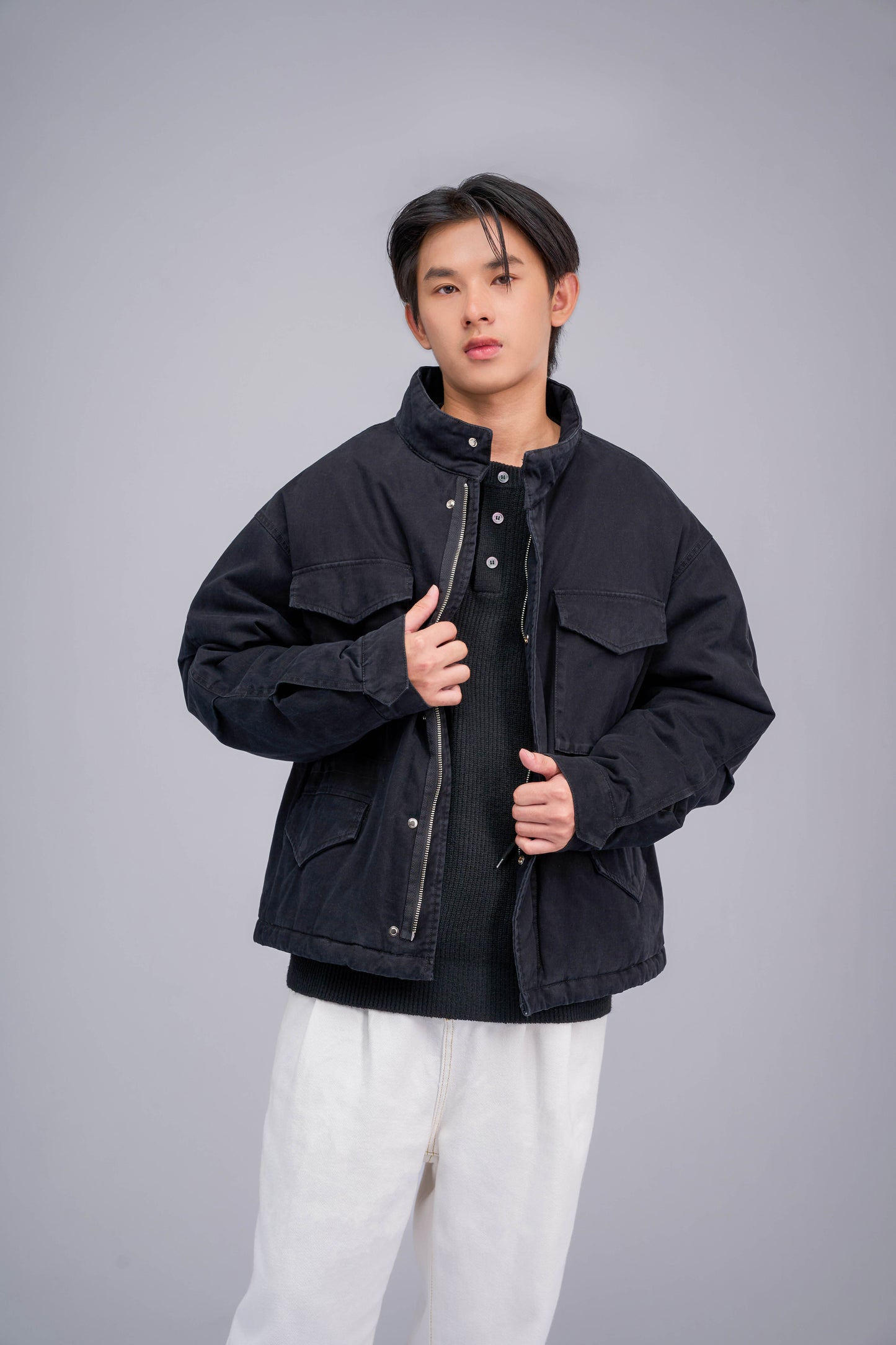 FILLIP J Cotton Cargo Jacket