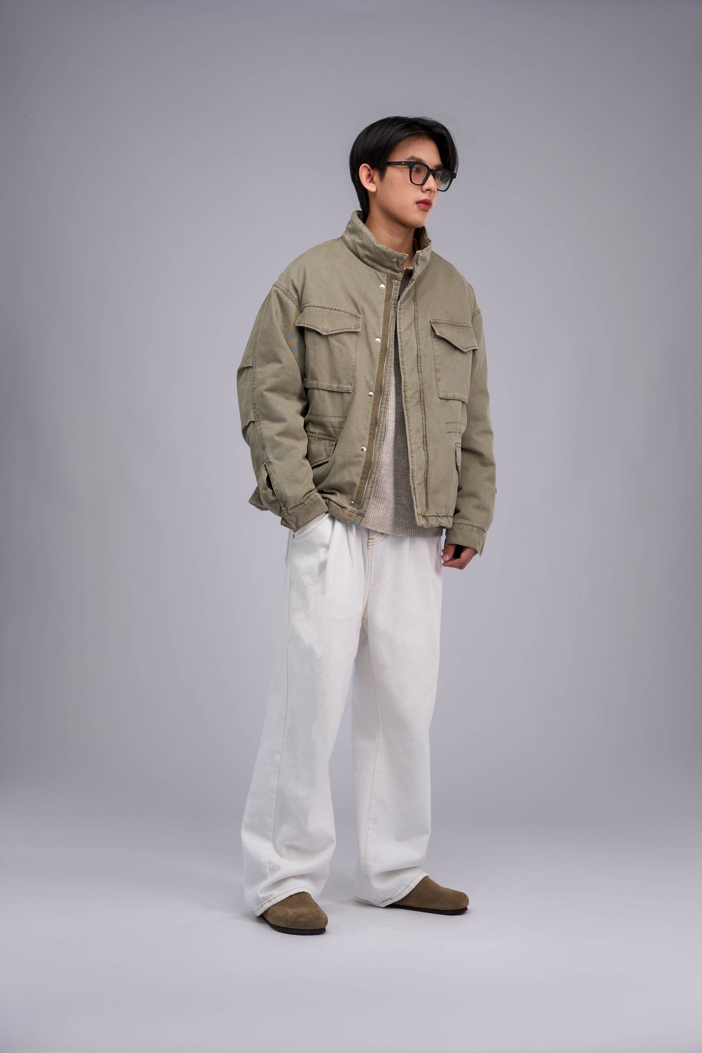 FILLIP J Cotton Cargo Jacket