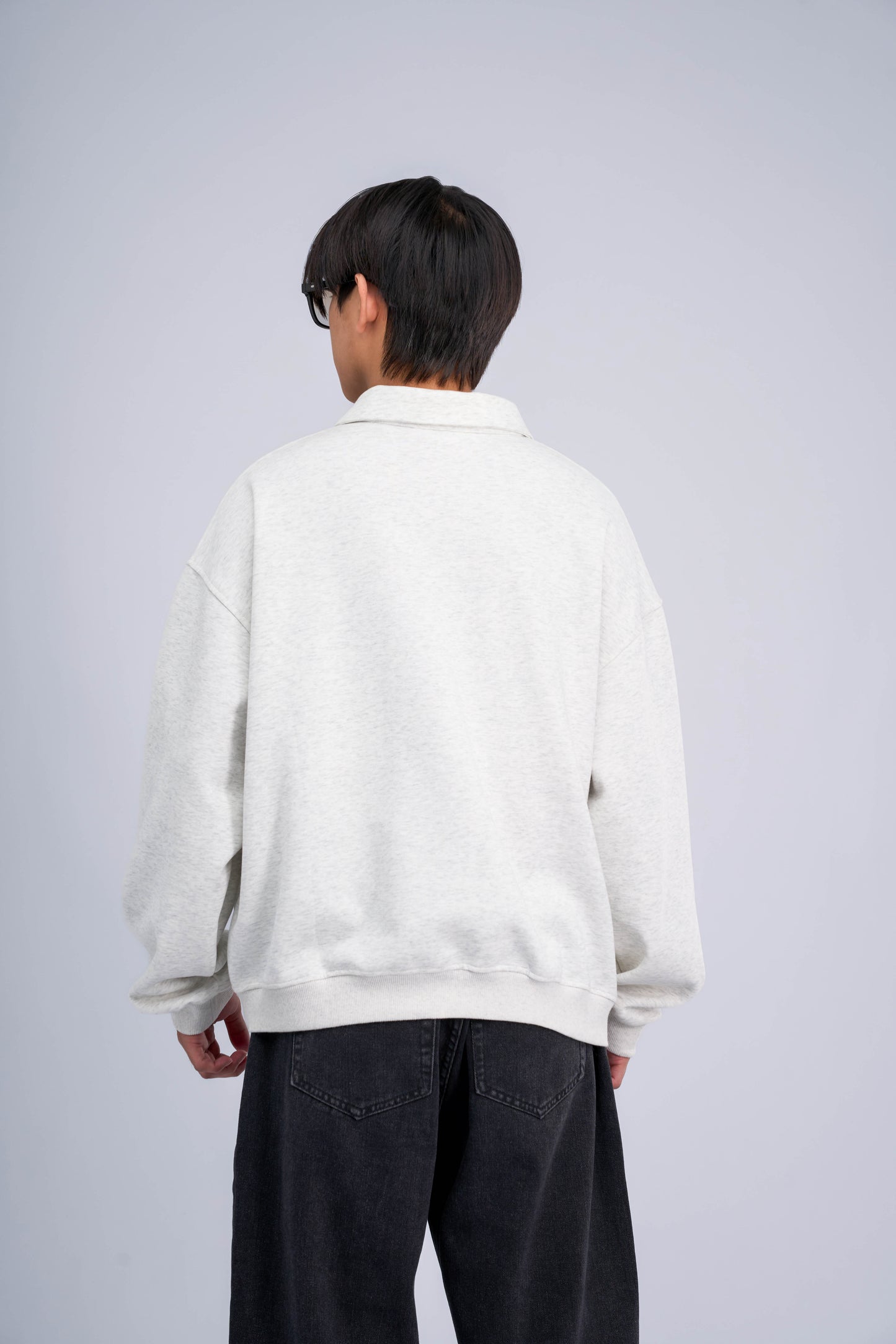 FILLIP J Collared Sweatshirt