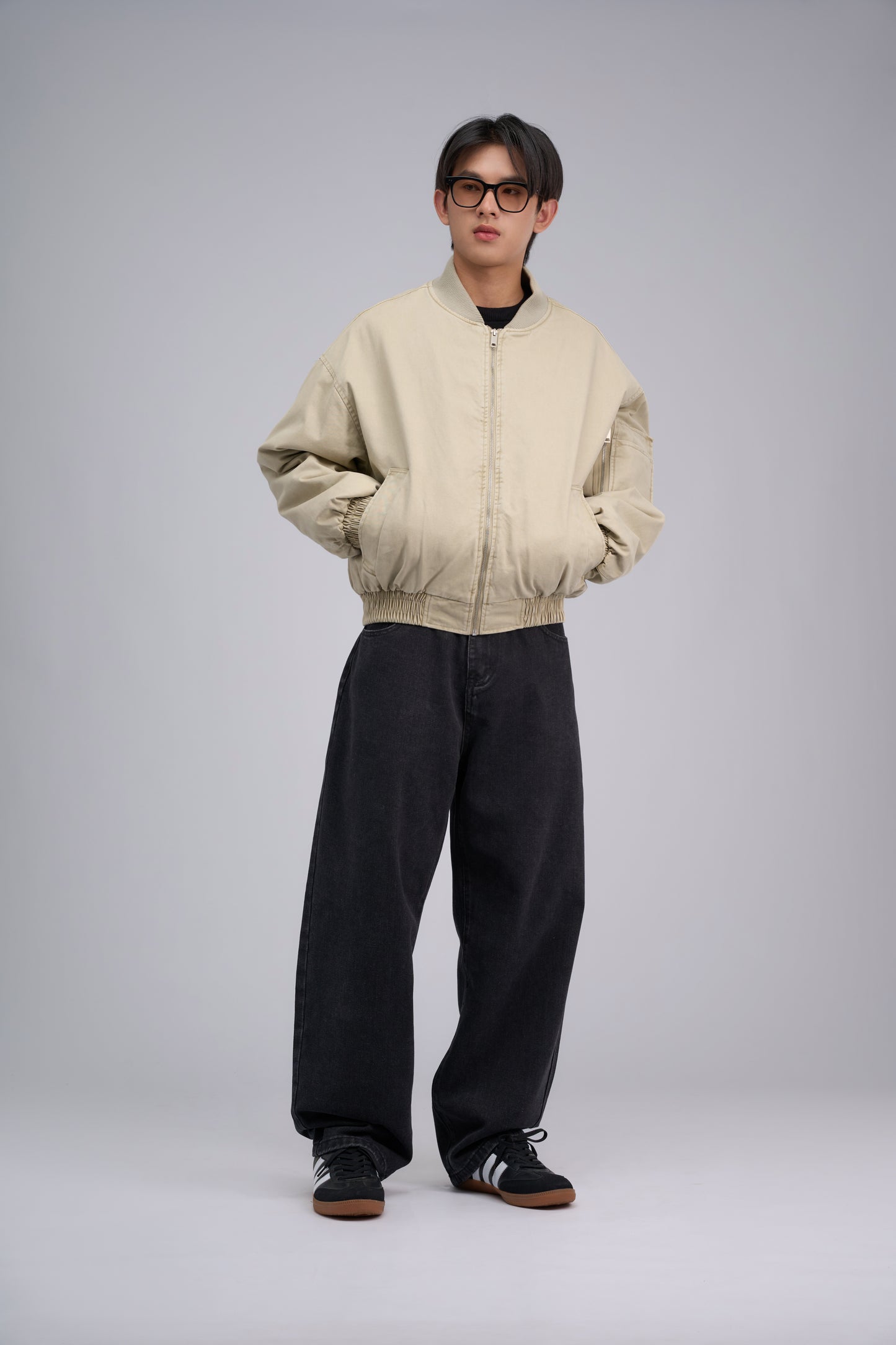 FILLIP J Bomber Jacket with Sleeve Pocket