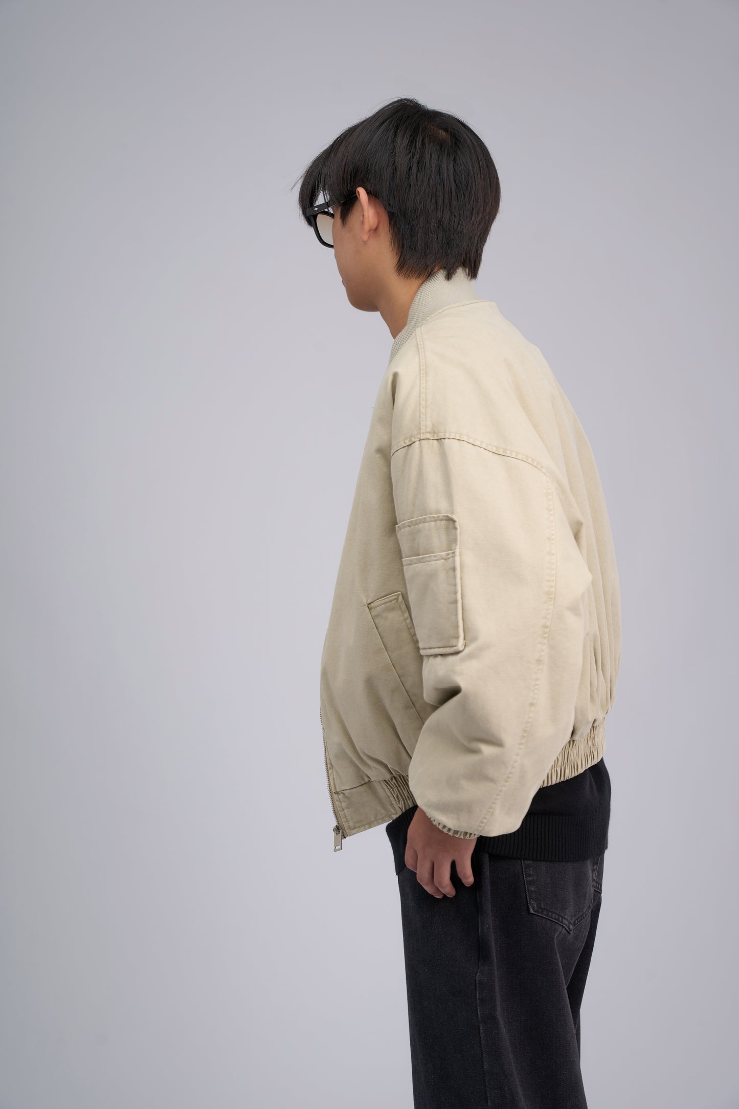 FILLIP J Bomber Jacket with Sleeve Pocket