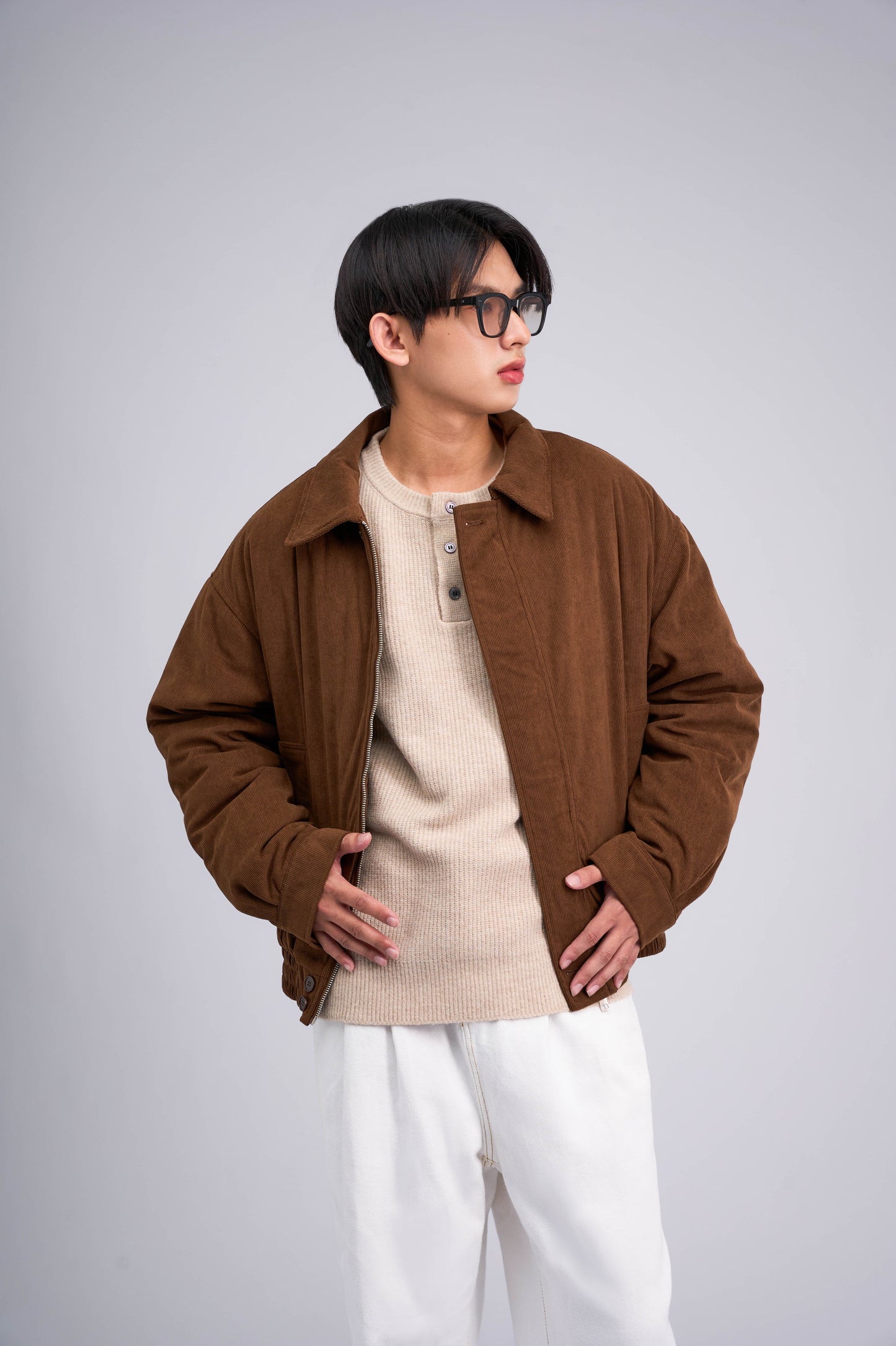 FILLIP J Corduroy Jacket Collar