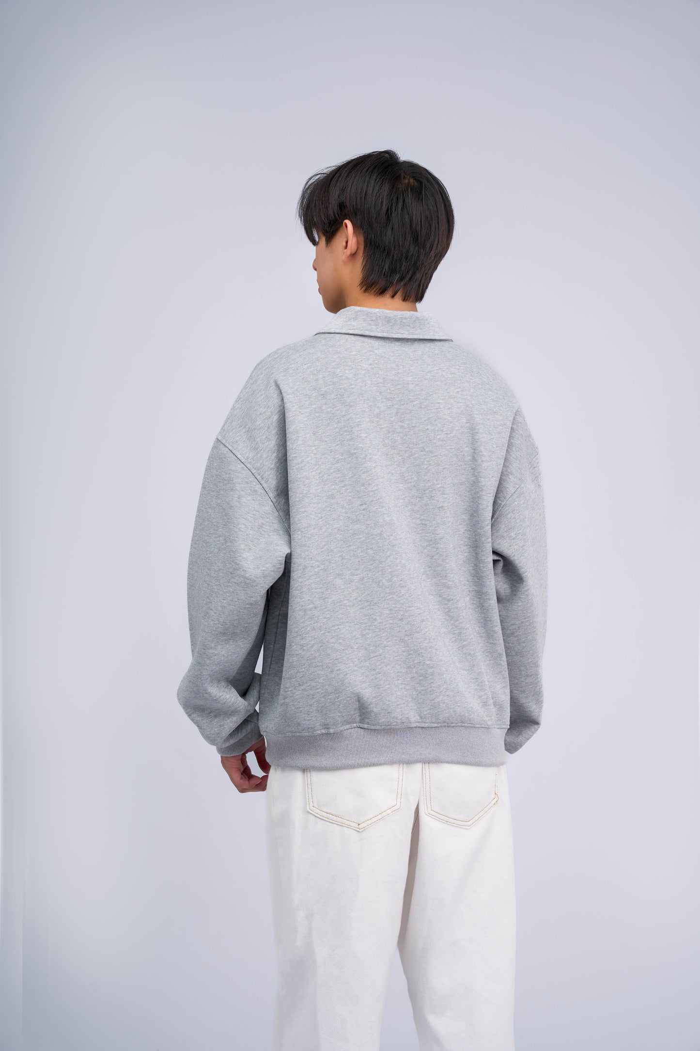 FILLIP J Collared Sweatshirt