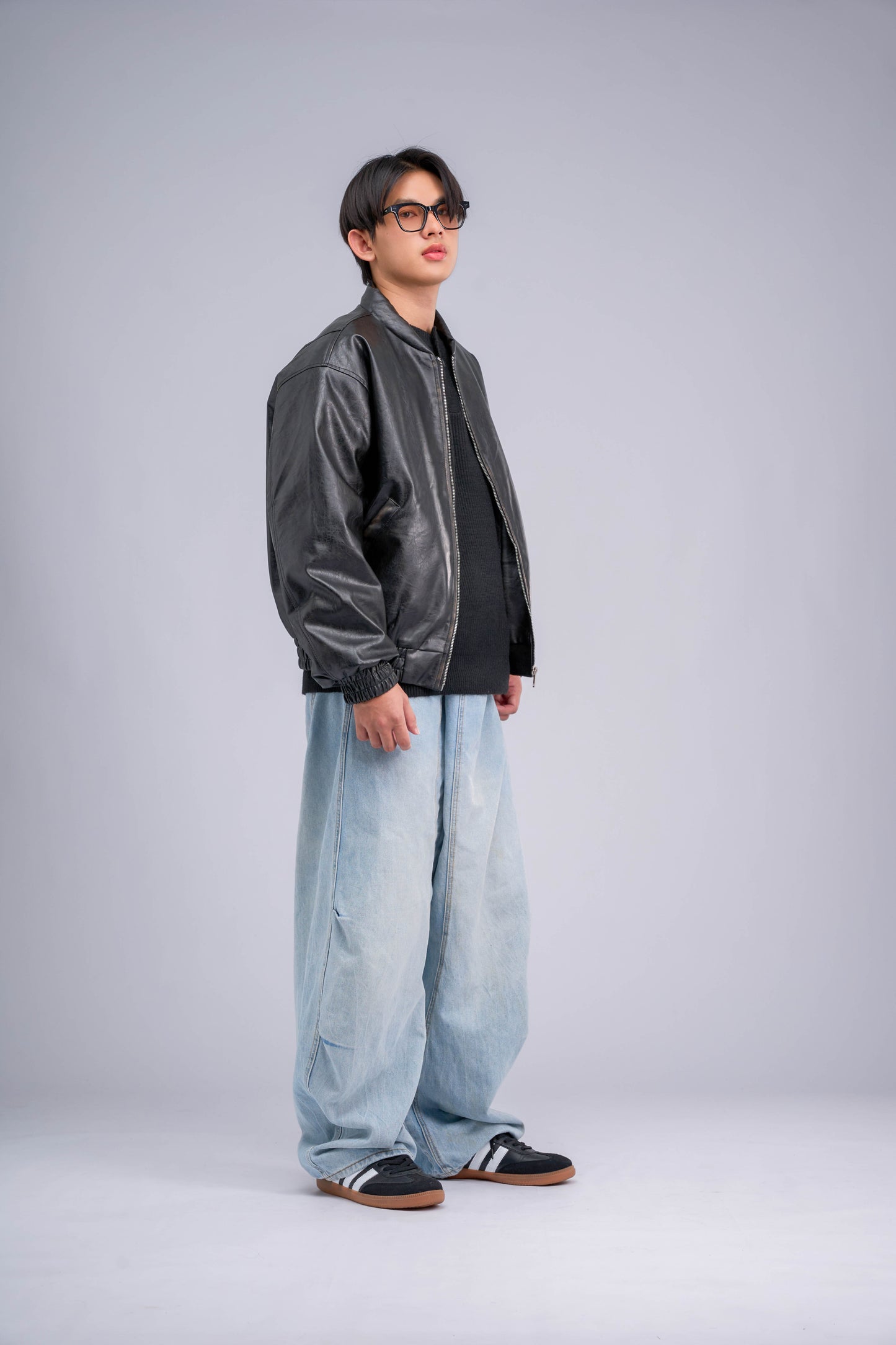 FILLIP J Leather Jacket Bomber