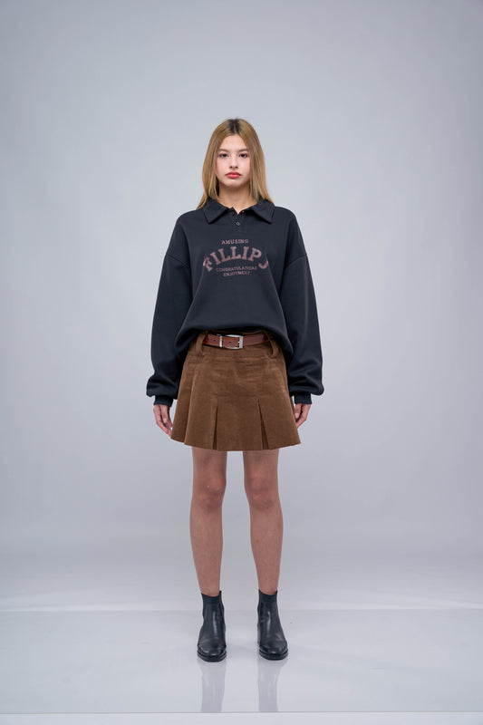 FILLIP J Collared Sweatshirt
