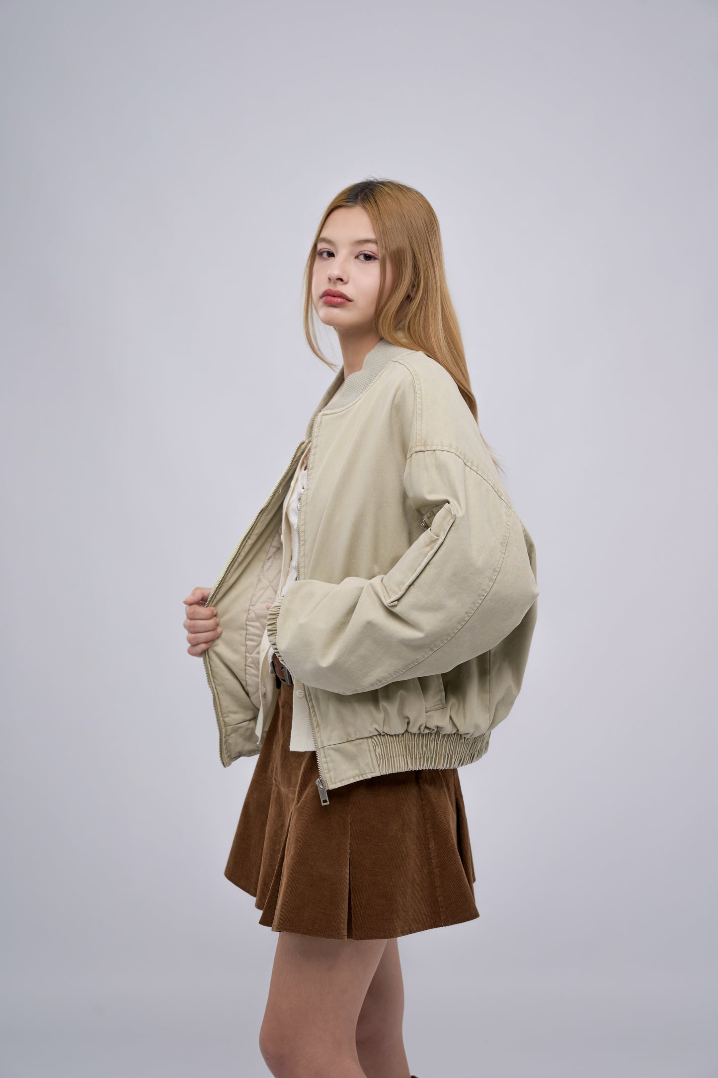 FILLIP J Bomber Jacket with Sleeve Pocket