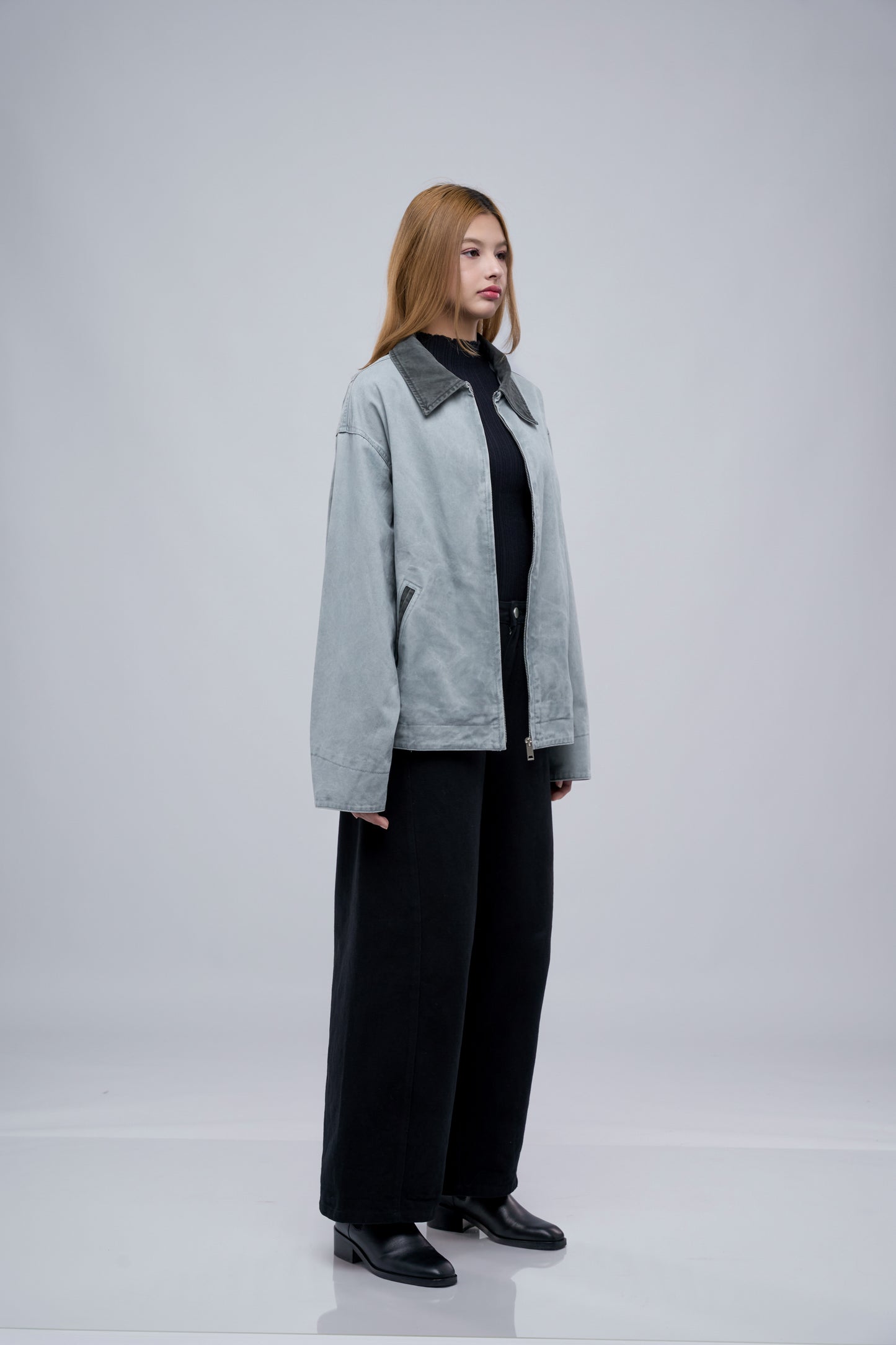 FILLIPJ Over Dyeing Faded Damage Jacket