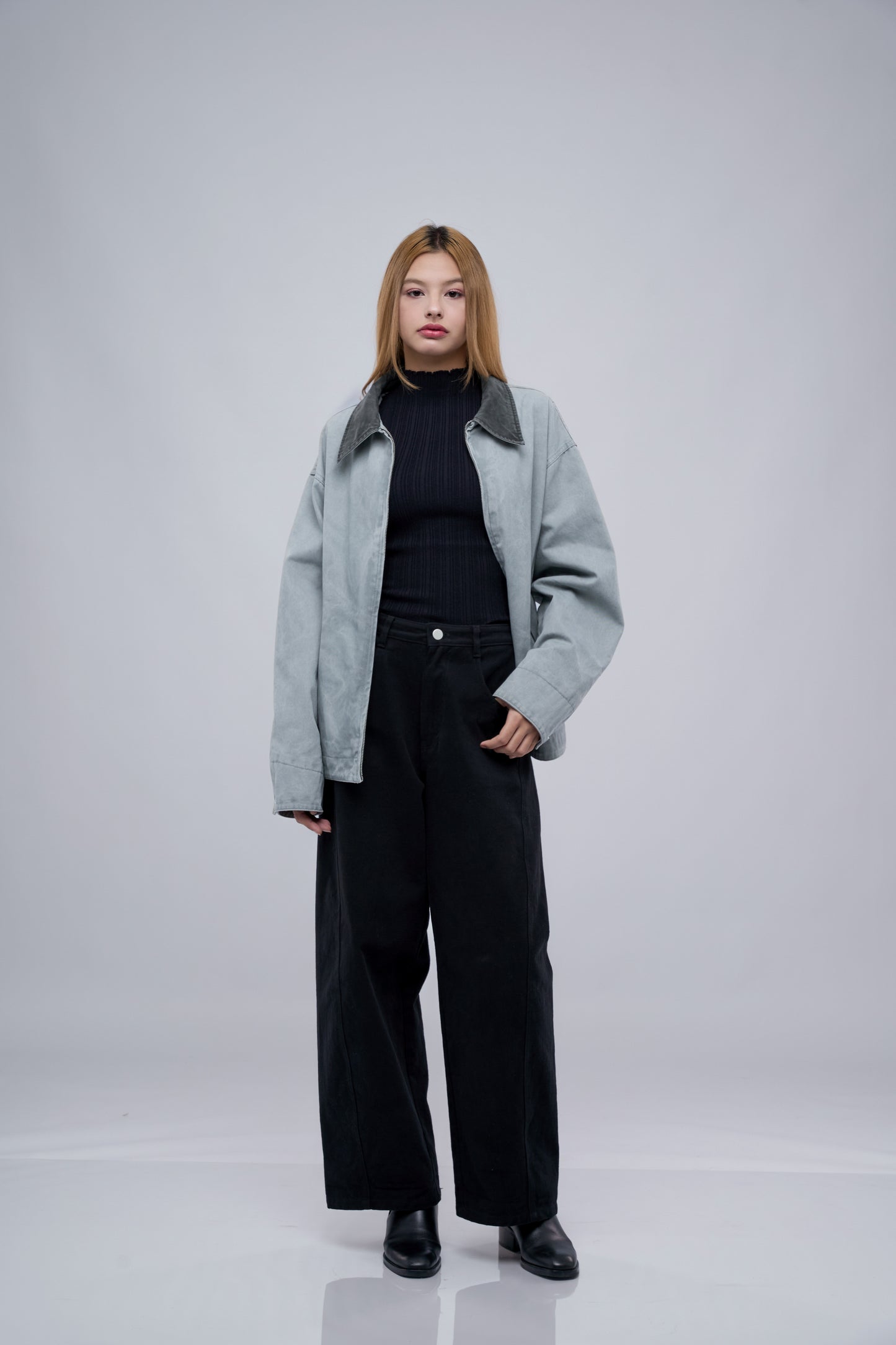 FILLIPJ Over Dyeing Faded Damage Jacket