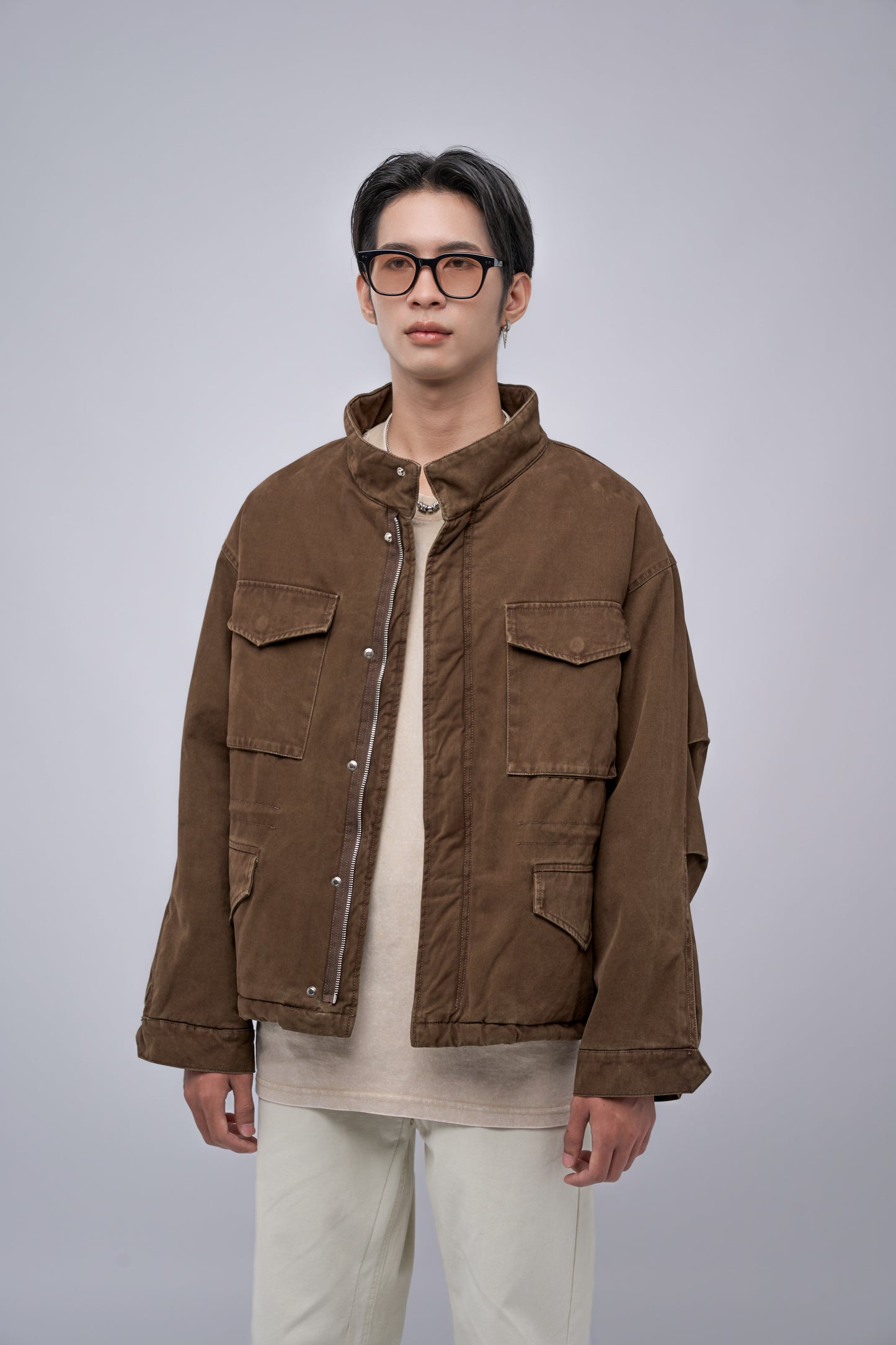 FILLIP J Cotton Cargo Jacket