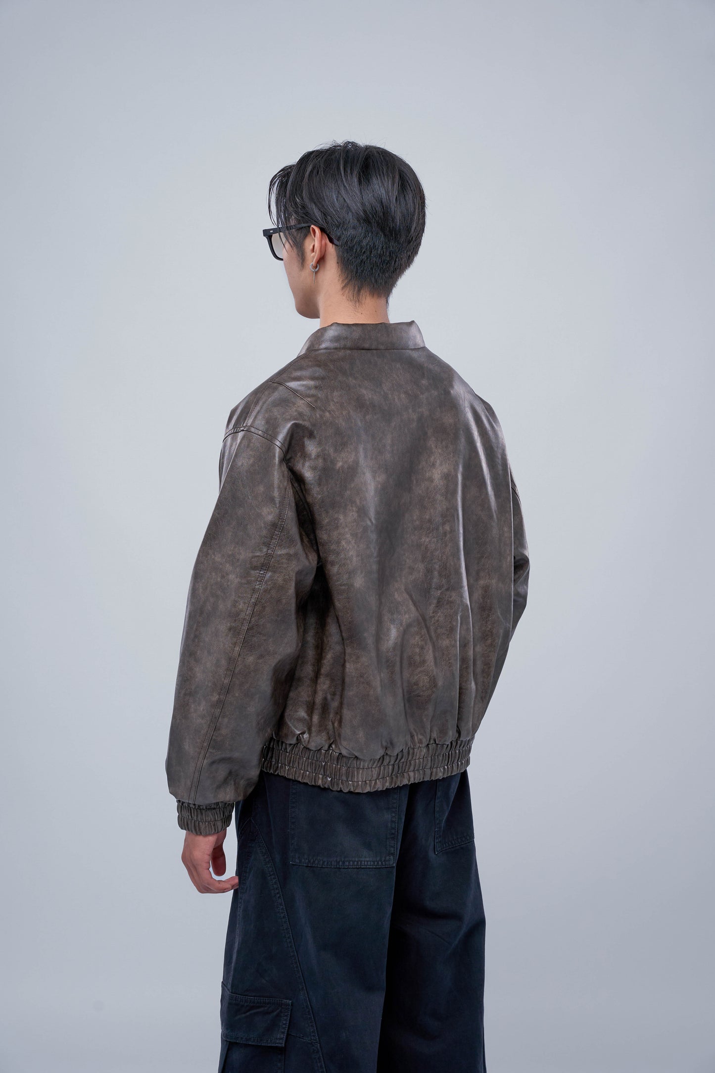 FILLIP J Leather Jacket Bomber