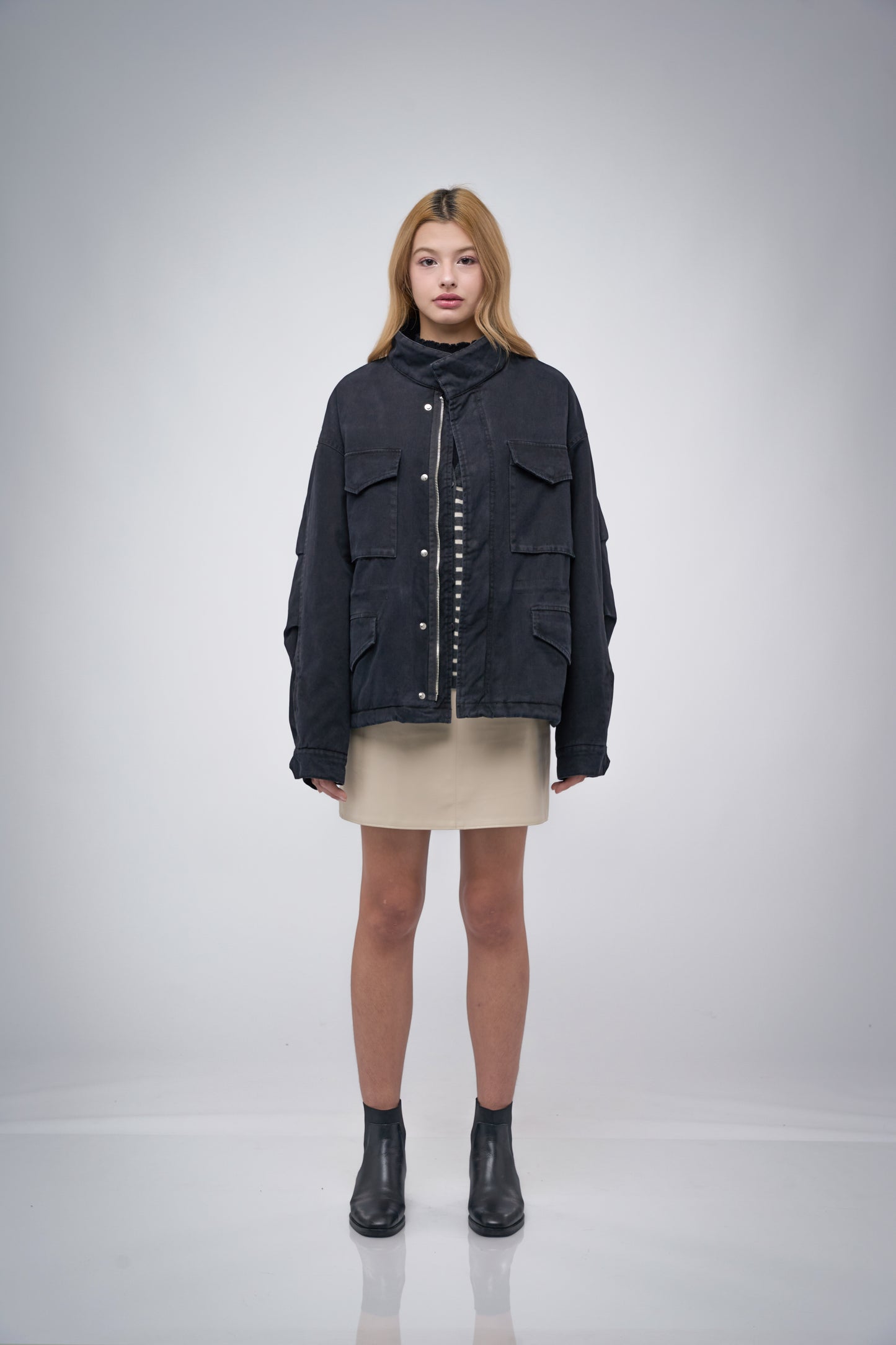 FILLIP J Cotton Cargo Jacket
