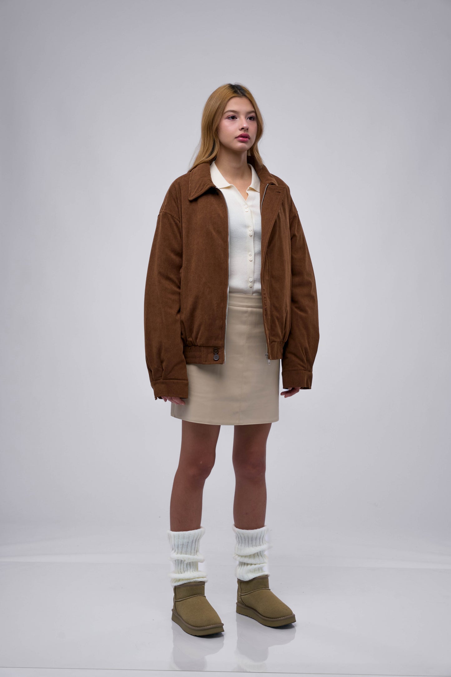 FILLIP J Corduroy Jacket Collar