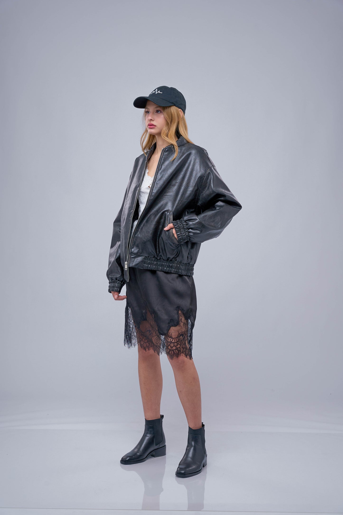 FILLIP J Leather Jacket Bomber