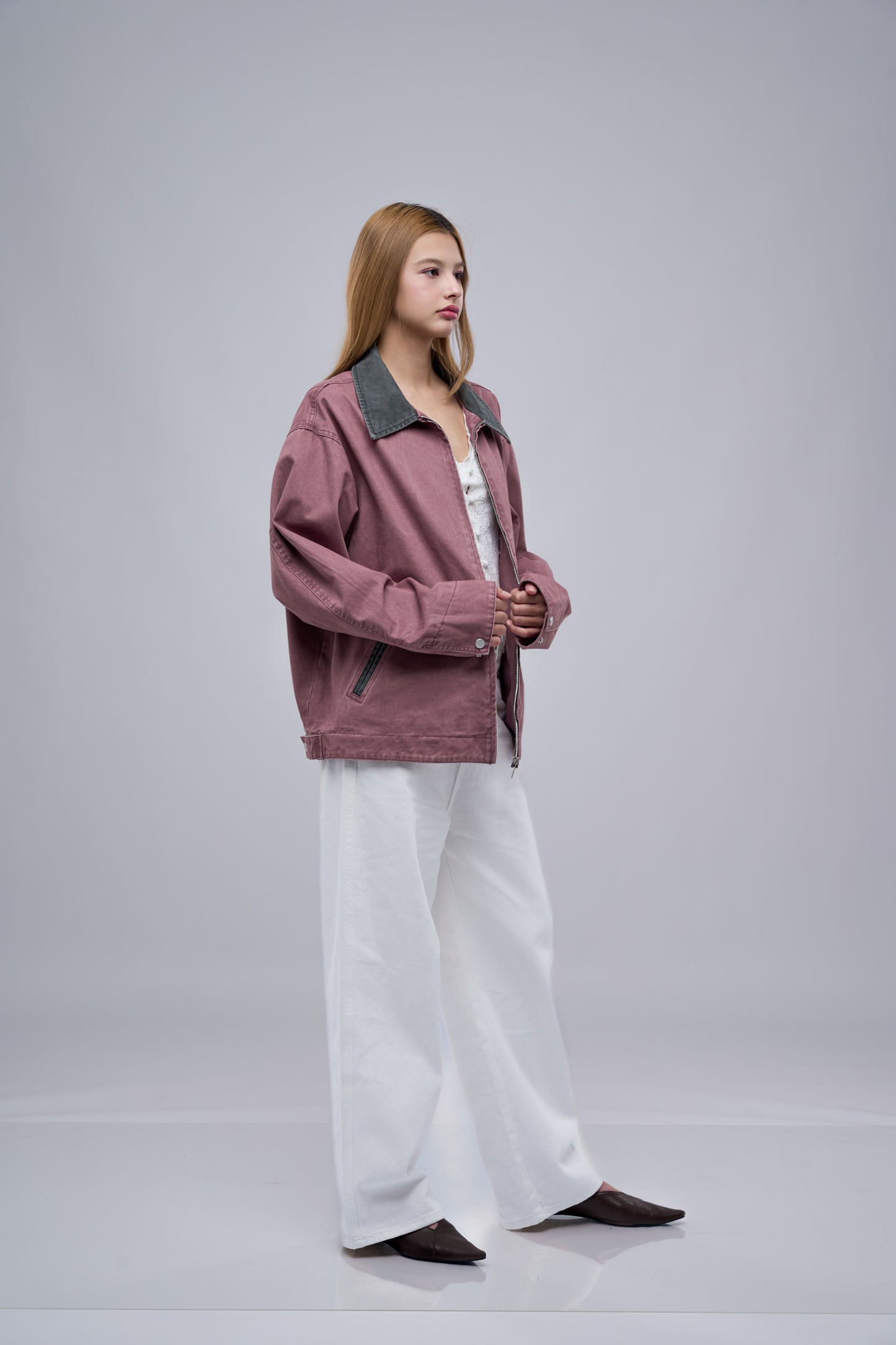 FILLIPJ Over Dyeing Faded Damage Jacket