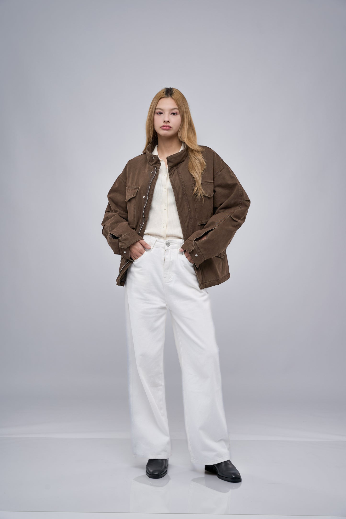 FILLIP J Cotton Cargo Jacket