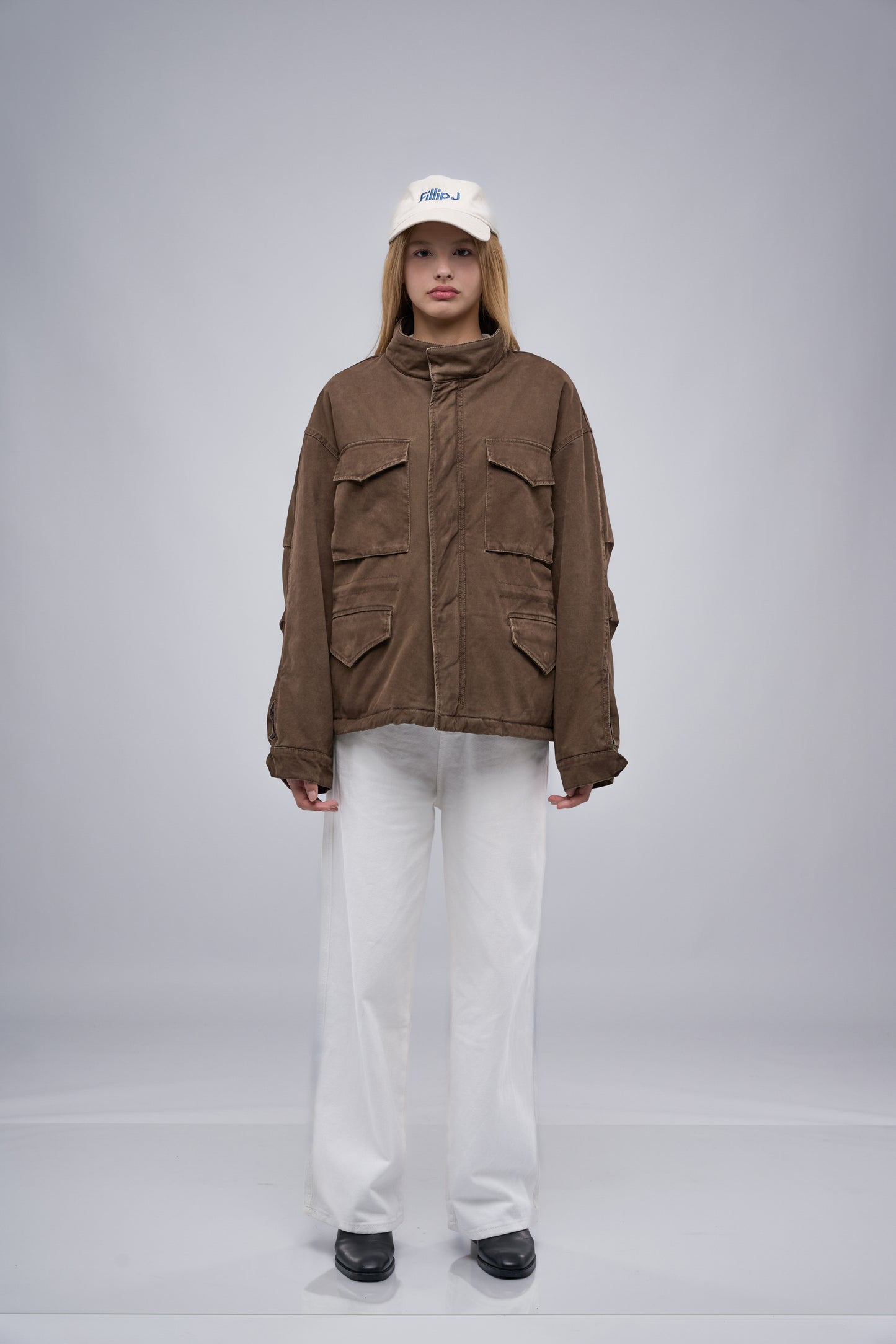 FILLIP J Cotton Cargo Jacket