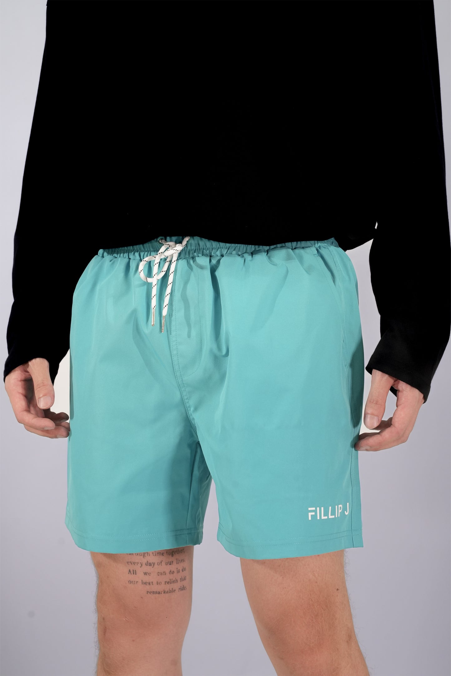 FILLIPJ Loose Fit Polyester Shorts