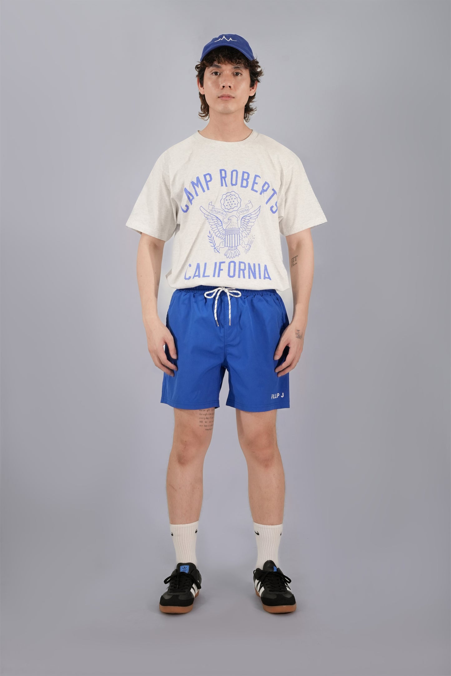 FILLIPJ Loose Fit Polyester Shorts