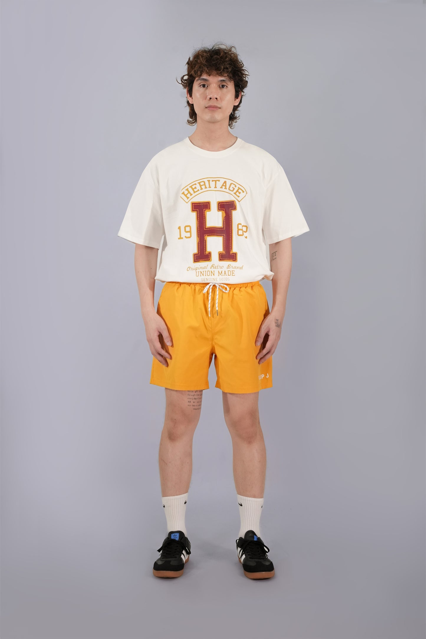 FILLIPJ Loose Fit Polyester Shorts