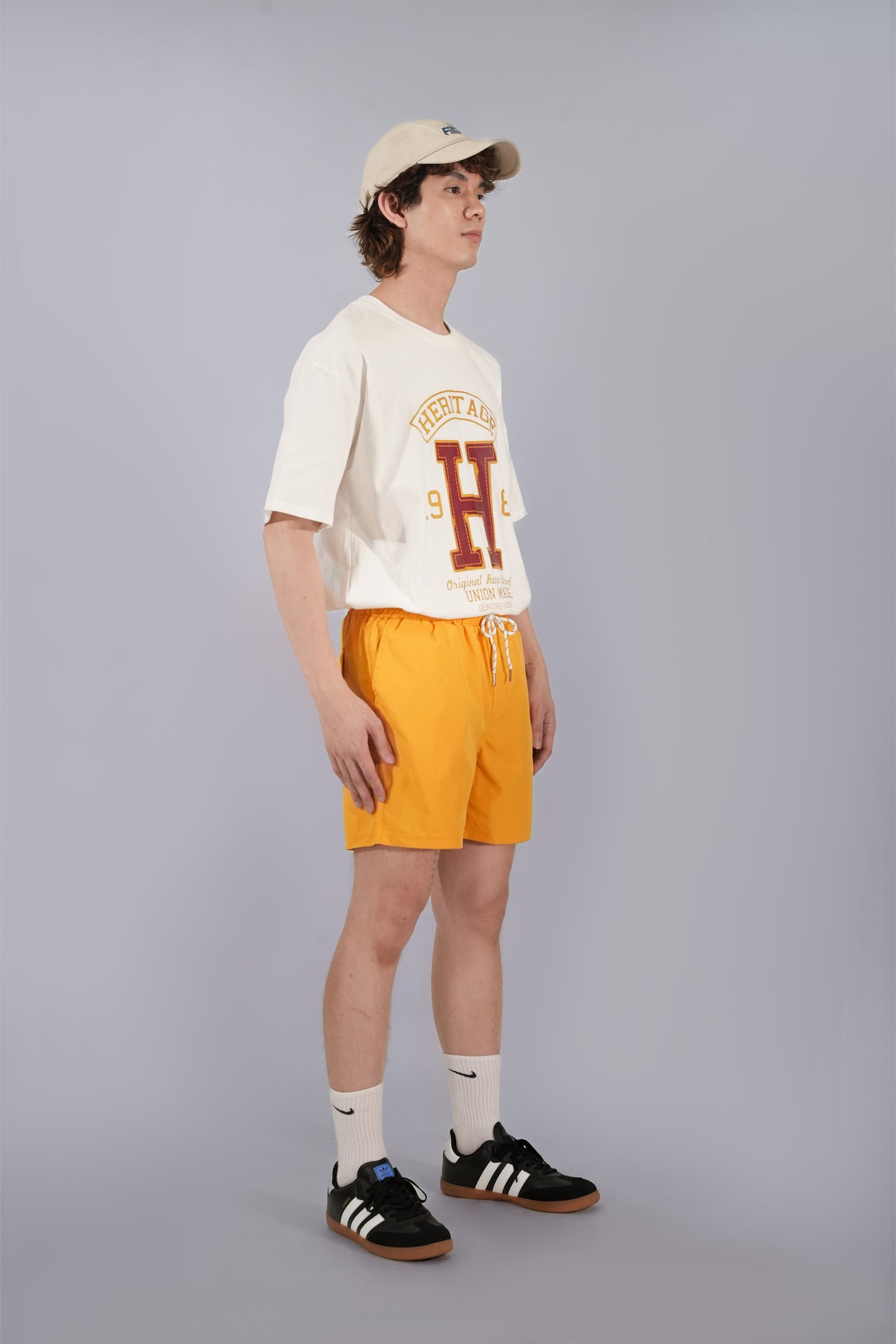 FILLIPJ Loose Fit Polyester Shorts